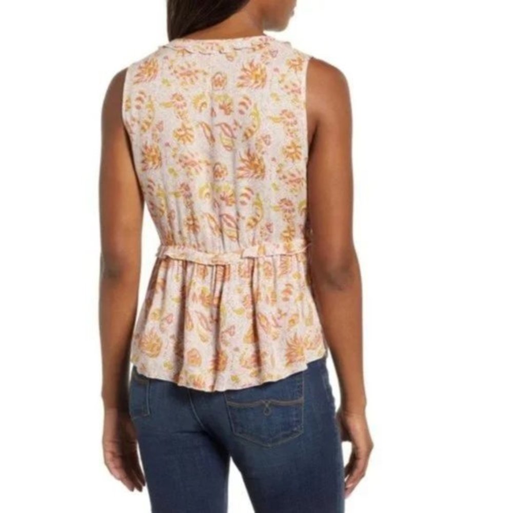 Lucky Brand Print Sleeveless Top. XS, M - Picture 3 of 14